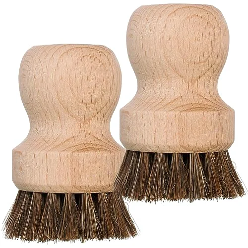 Breathable Horsehair and Beechwood Coffee Filter Brush Refined