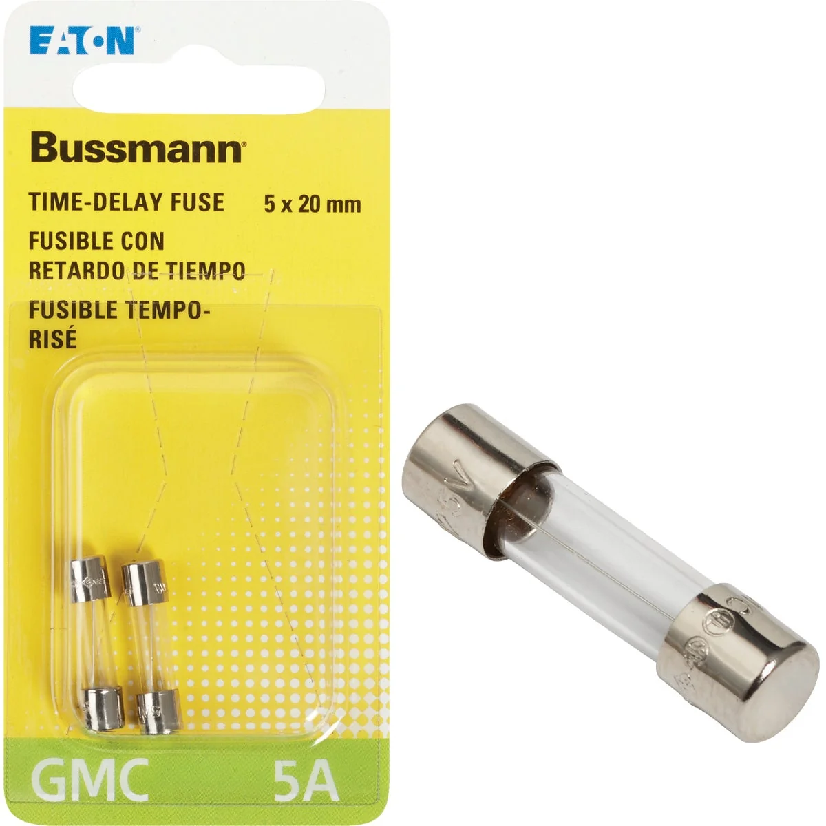 Verified Bussmann 5A GMC Glass Tube Electronic Fuse 2-Pack Healthy