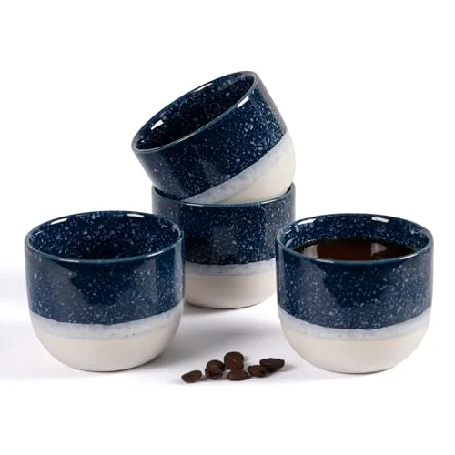 High-End Ceramic Espresso Cups Set of 4 Official