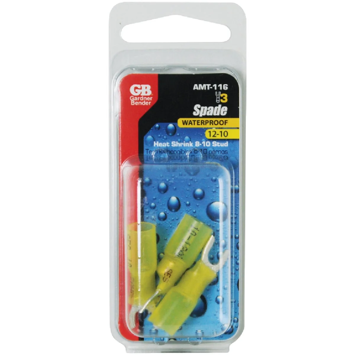 Optimized Gardner Bender 12 to 10 AWG 8 to 10 Yes Spade Terminal 3-Pack Dependable