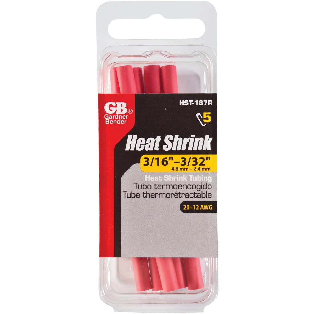 Innovative Gardner Bender Thin-Wall Polyolefin 3 16 In. x 4 In. Heat Shrink Tubing Trendy