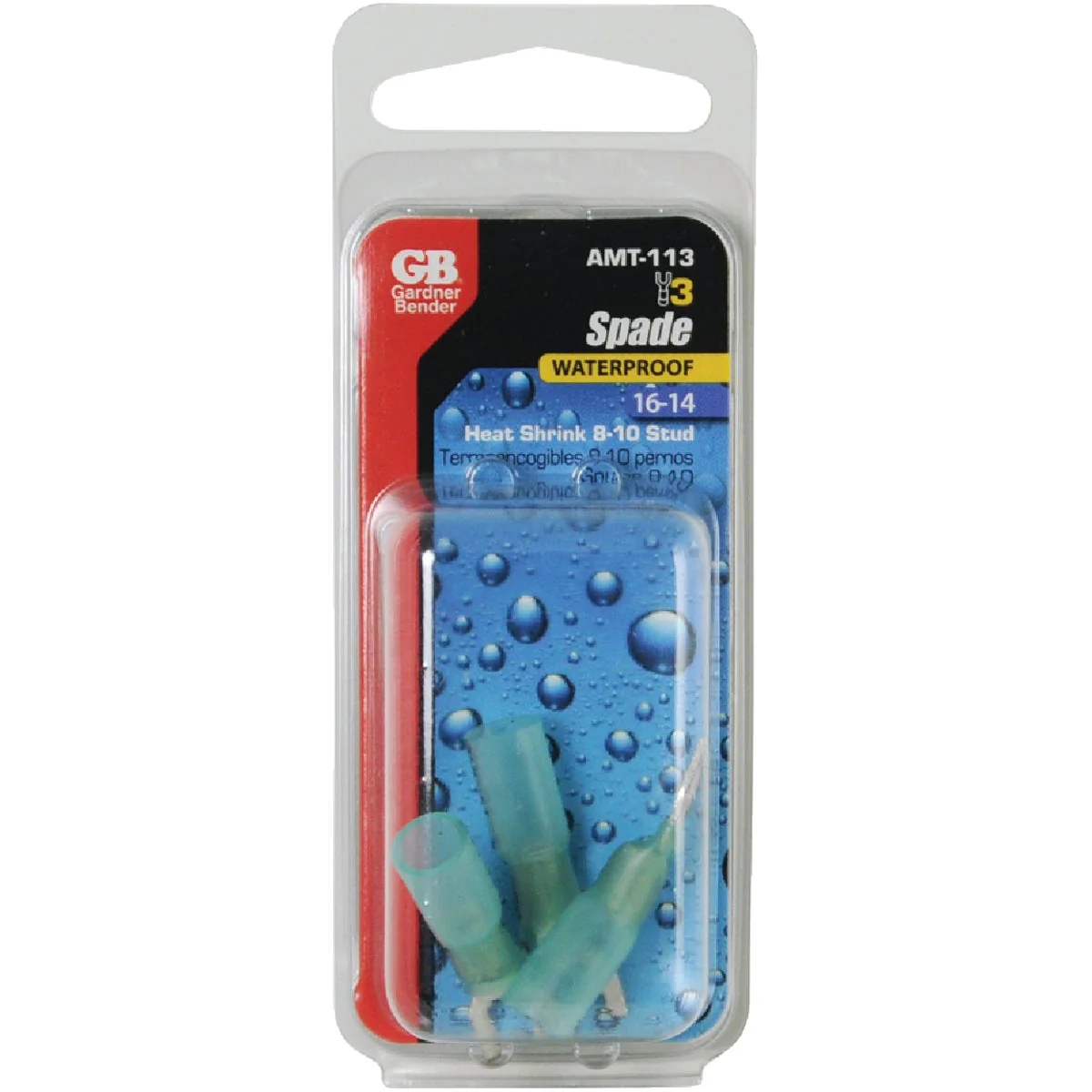 Durable Gardner Bender 16 to 14 AWG 8 to 10 Yes Spade Terminal 3-Pack Comfortable