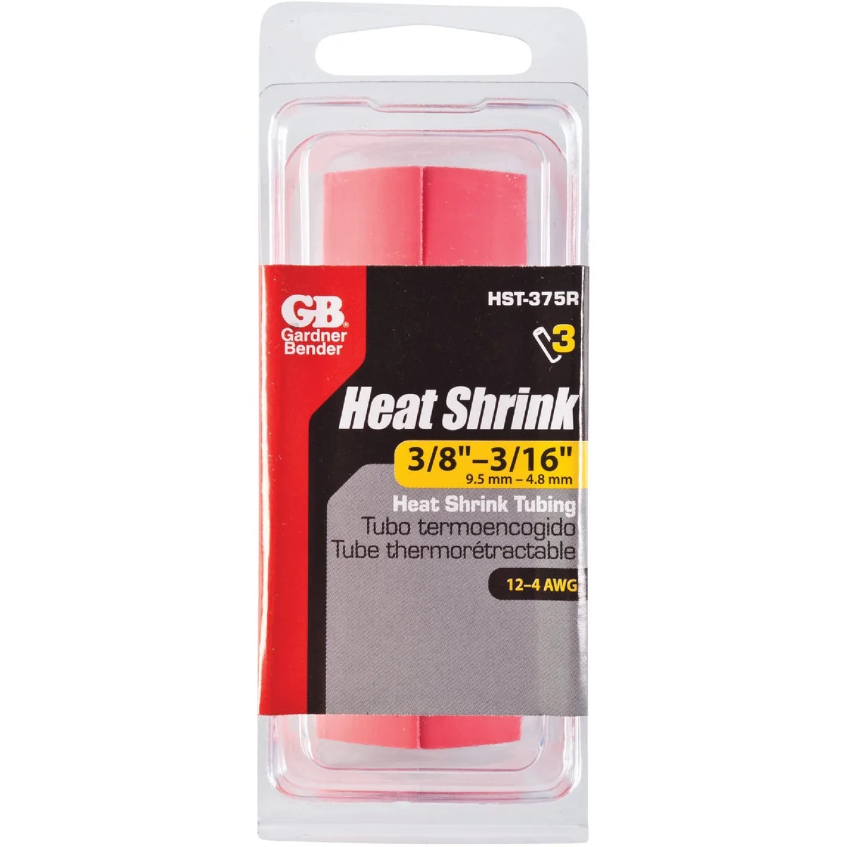 Luxury Gardner Bender Thin-Wall Polyolefin 3 8 In. x 4 In. Heat Shrink Tubing Reliable