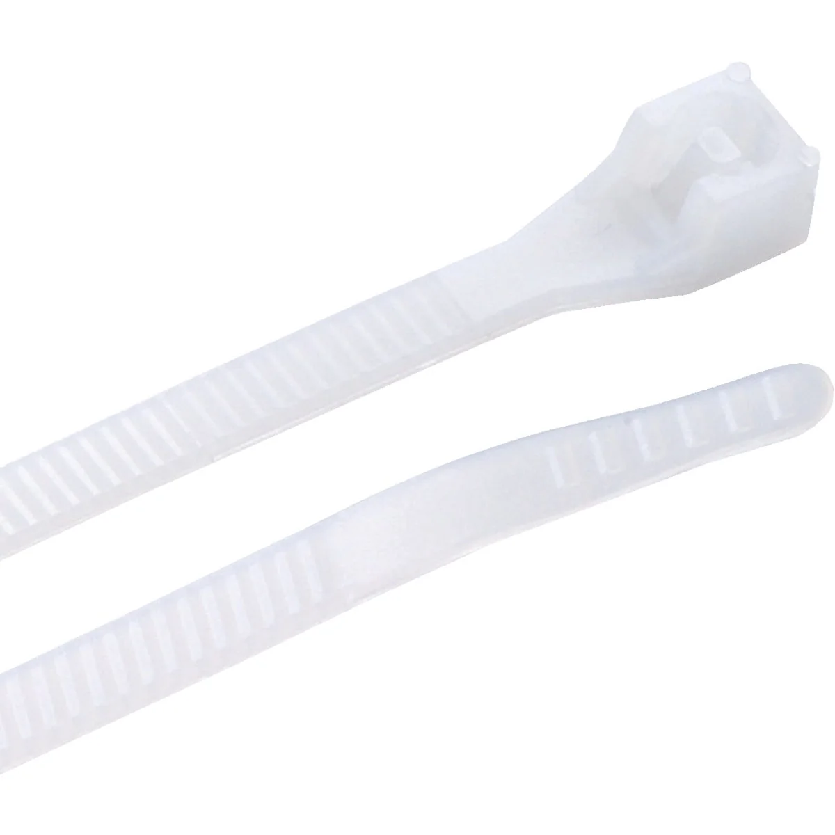Responsible Gardner Bender DoubleLock 6 In. x 0.13 In. Natural Color Nylon Cable Tie 100-Pack Lightweight