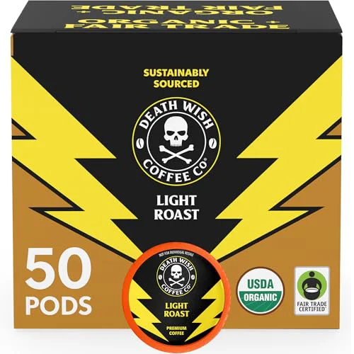 Fine Light Roast Single Serve Coffee Pods 50 Count Easy-to-Use