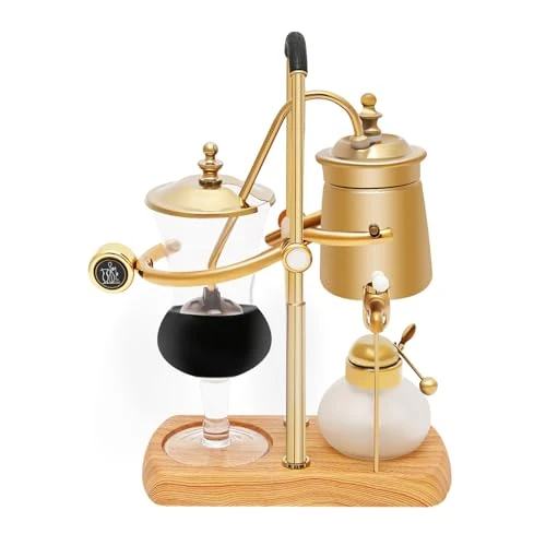 Sophisticated Belgian Belgium Luxury Royal Family Balance Syphon Coffee Maker Reusable