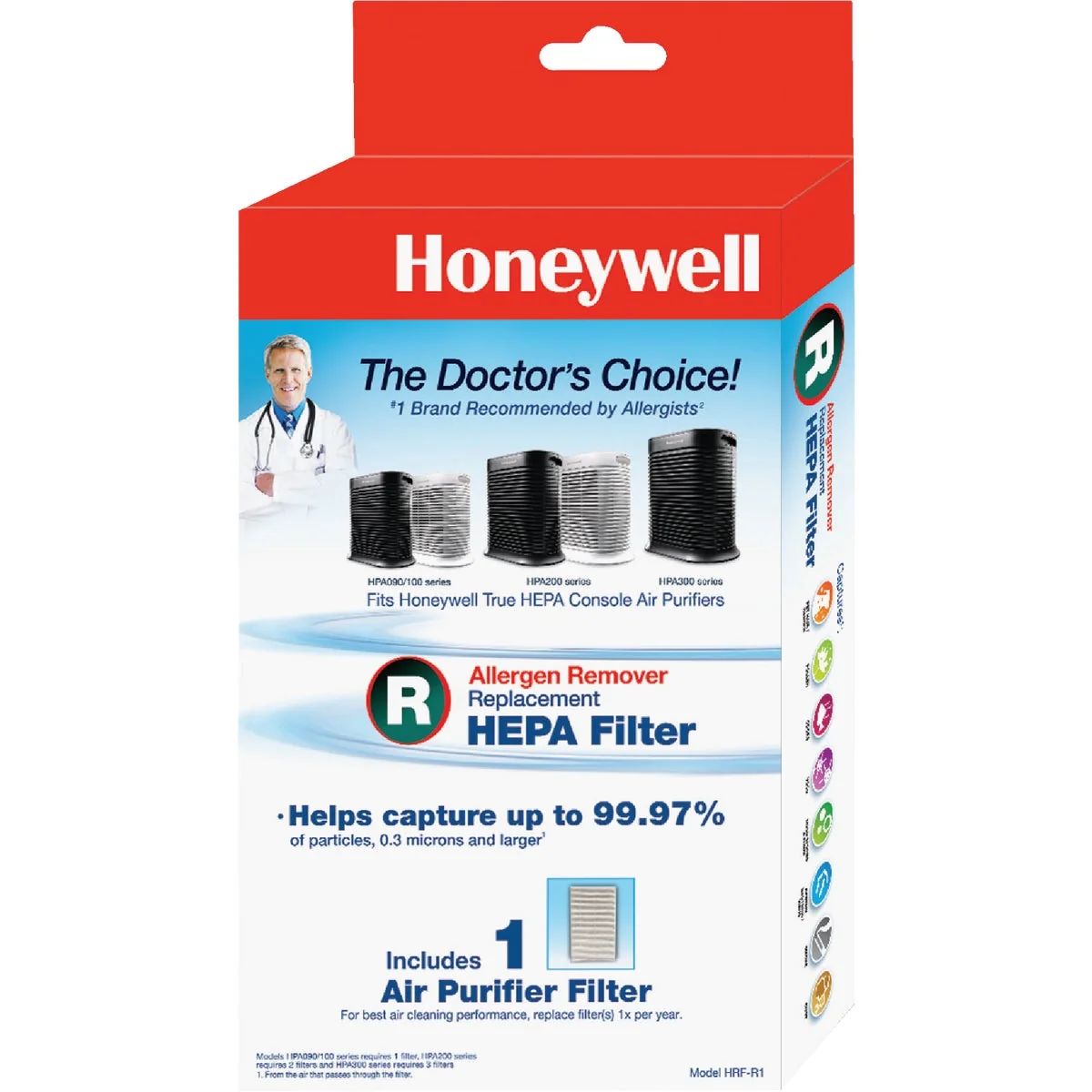 Consistent Honeywell True HEPA Air Purifier Filter Solid