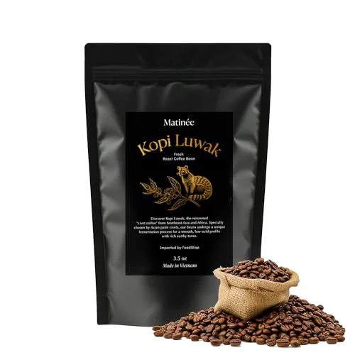 Sophisticated Wild Kopi Luwak Coffee Whole Beans 3.5 Ounce High-Performance