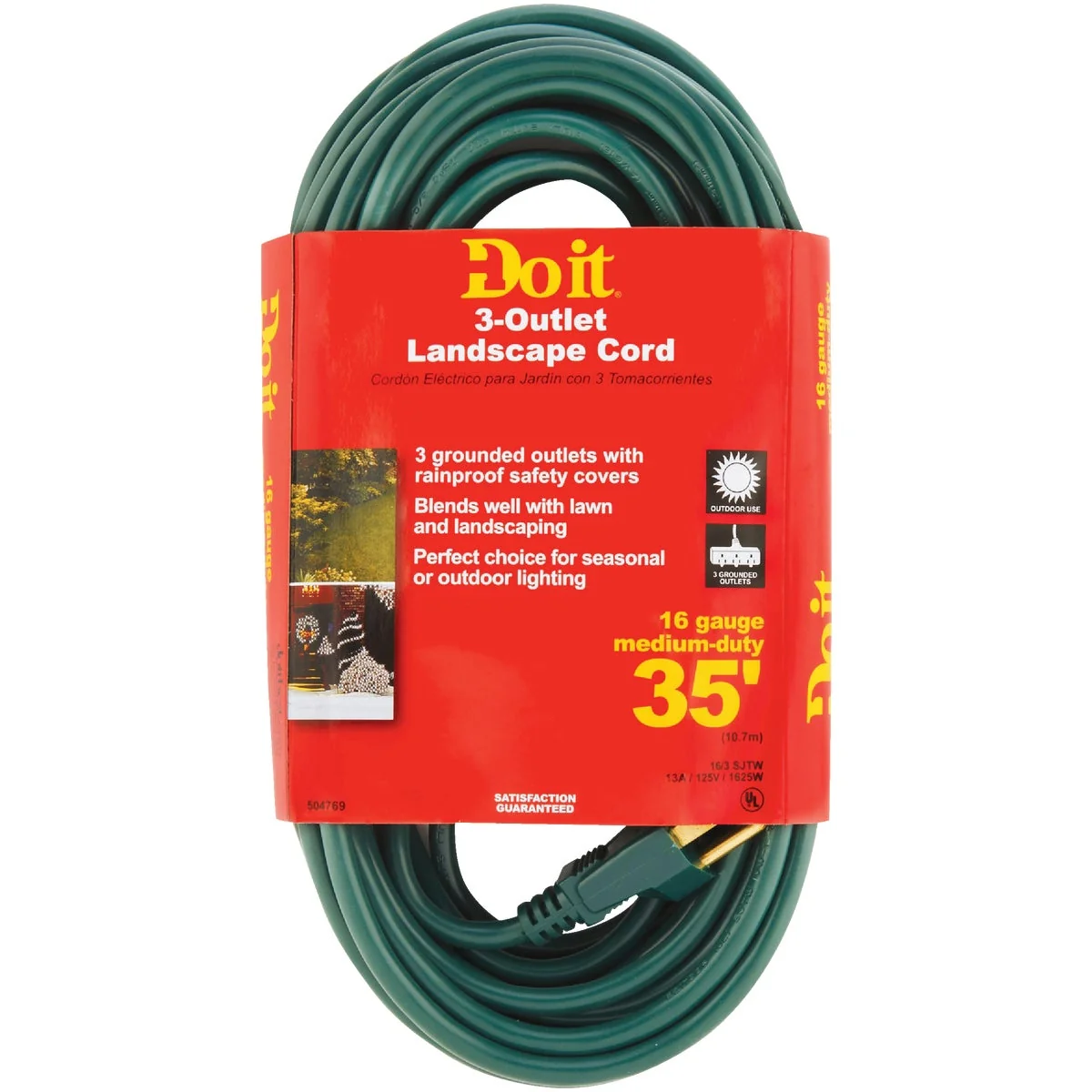 Elegant Do it 35 Ft. 16 3 Medium-Duty Extension Cord Exceptional