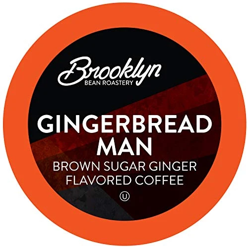 Breathable Gingerbread Man Coffee Pods 40 Count Luxury