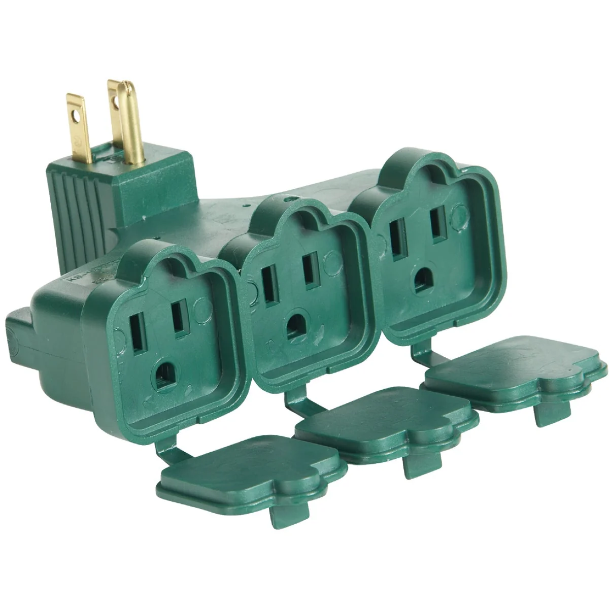 Superior Do it Green 15A 3-Outlet Wall Hugger Tap Fashionable