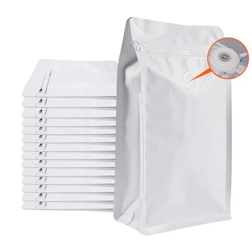 Verified Coffee Bags with Valve 50 Count Elegant