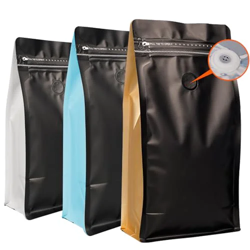 Modern Coffee Bags with Valve 60 Count Natural