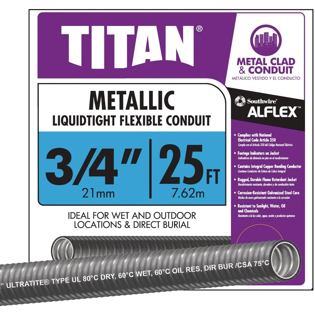Secure Southwire 3 4 In. x 25 Ft. Flexible Flexible Metal Conduit Long-Lasting