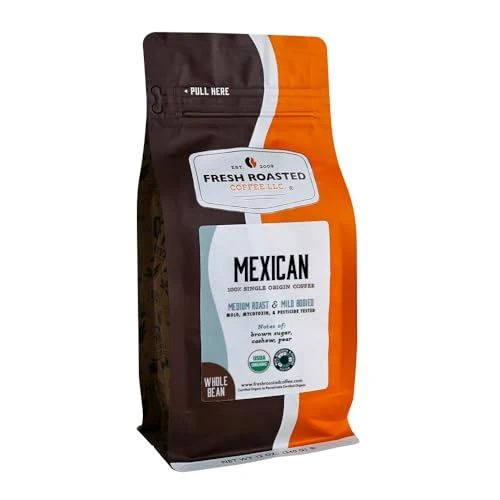 Long-Lasting Organic Mexican Whole Bean Coffee 12 Ounce Reliable