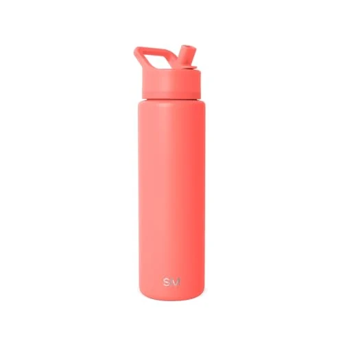 Responsible Insulated Water Bottle with Straw Minimalist