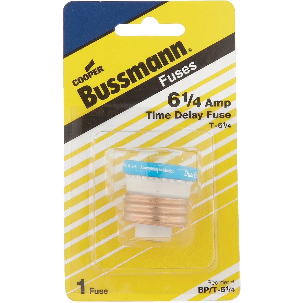 Contemporary Bussmann 6-1 4A BP T Time-Delay Plug Fuse Unique