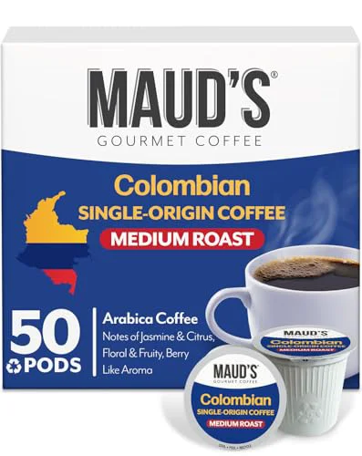 Exclusive Colombian Single Origin Coffee Pods 50 Count Refined