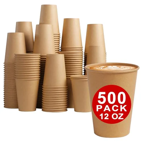 Classic 500 Count 12 oz Paper Cups Elite