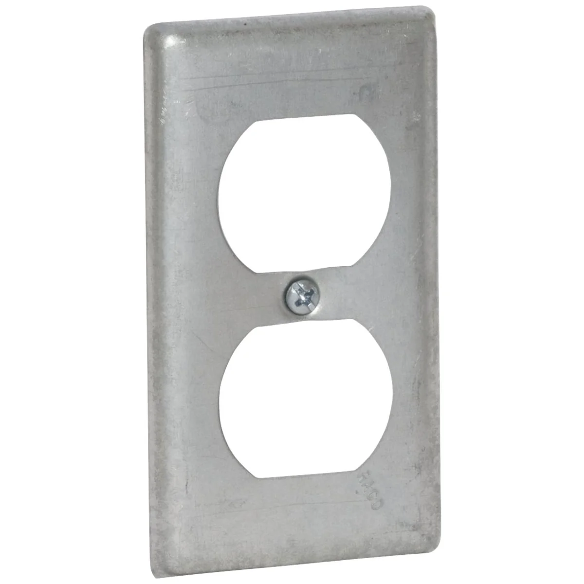 Fine Raco Duplex Receptacle 4 In. x 2-1 8 In. Handy Box Cover Smooth
