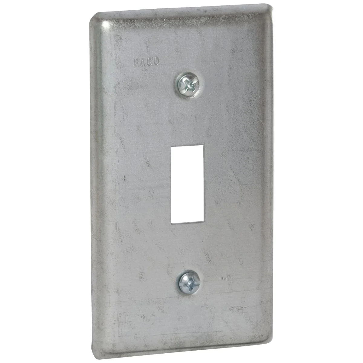 Exceptional Raco Single Toggle Switch 4 In. x 2-1 8 In. Handy Box Cover Excellent