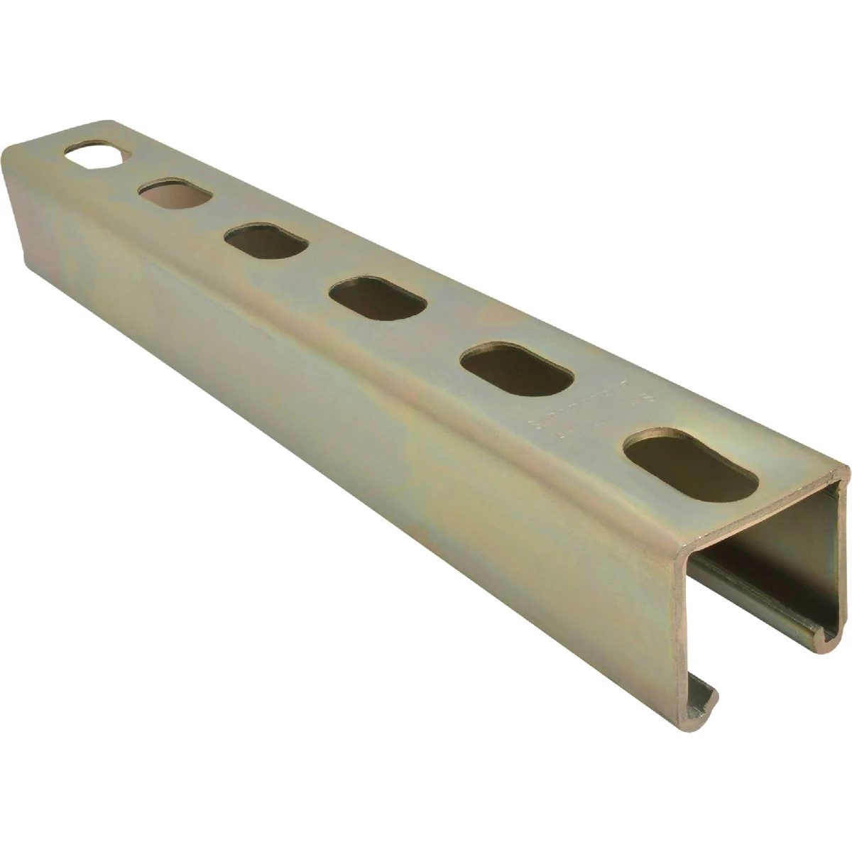 Expertly Made Superstrut 10 ft. 12 Ga. Gold Galvanized Electroplated Zinc Strut Channel Superior