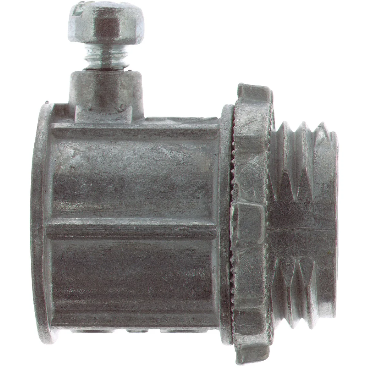 Versatile Halex 1 In. Set Screw EMT Conduit Connector Green