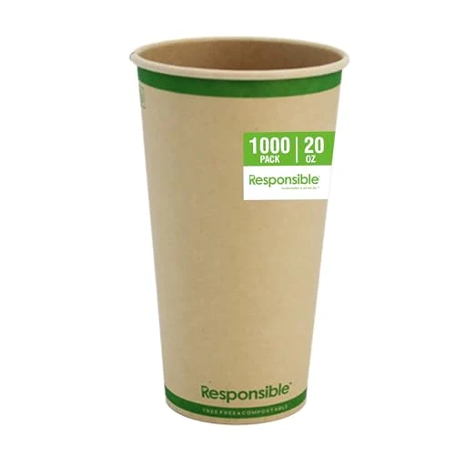 Exceptional 20 oz Paper Hot Cups 20 Count Minimalist