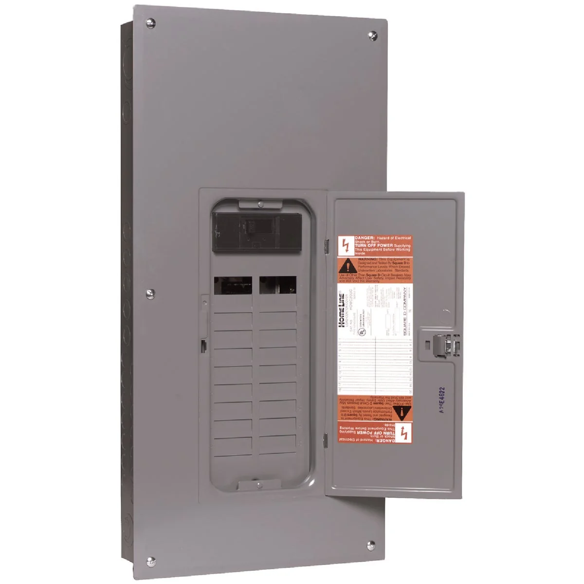 Genuine Square D Homeline 200A 20-Space 40-Circuit Indoor Main Breaker Plug-on Neutral Load Center Reusable