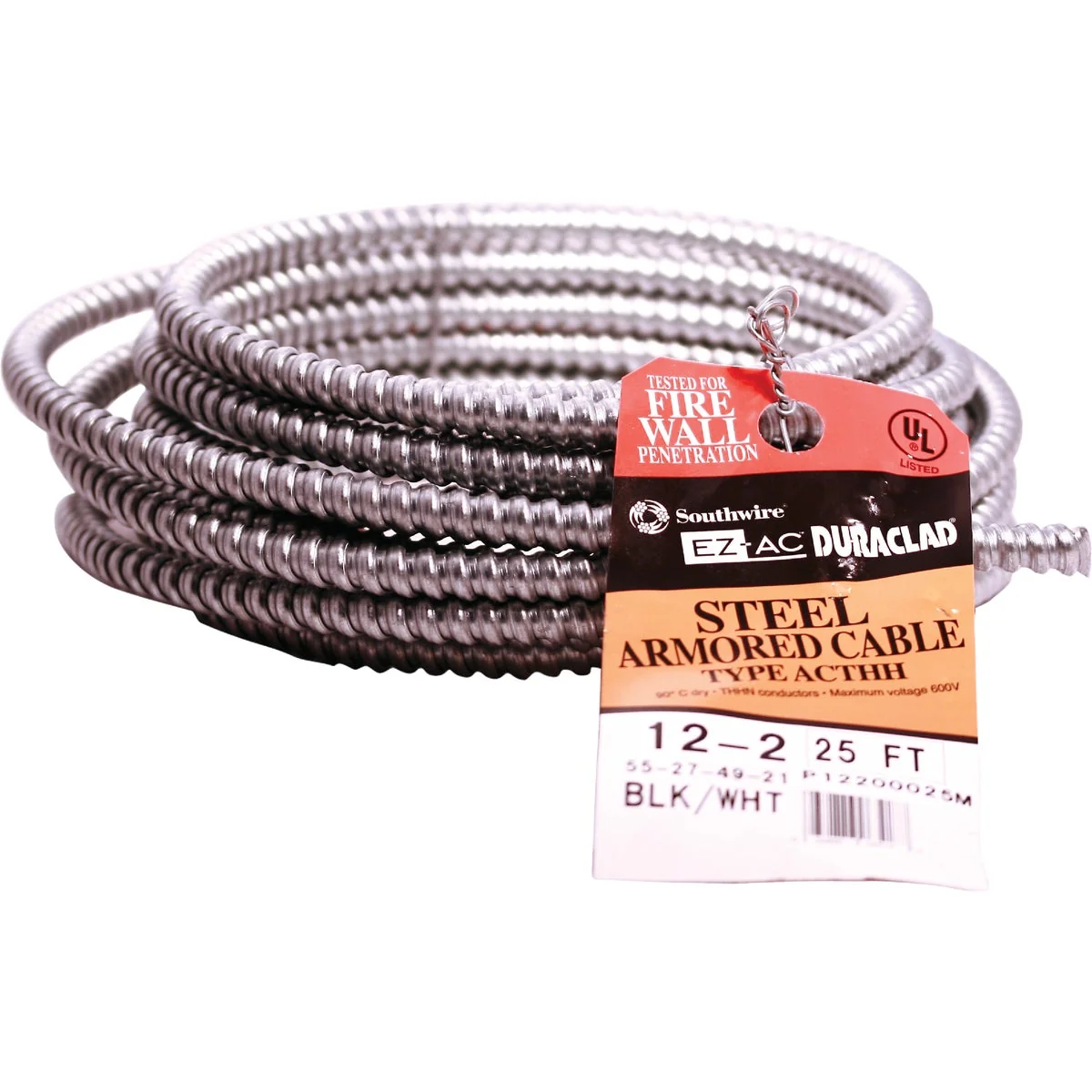 Advanced Southwire 25 Ft. 12 2 AC Armored Cable Electrical Wire Casual