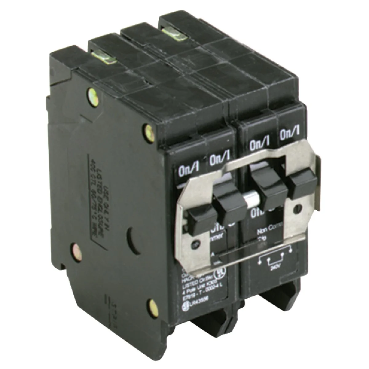 Artisan Eaton BQ 30A 30A Quad-Pole Standard Trip Quadplex Circuit Breaker Smooth