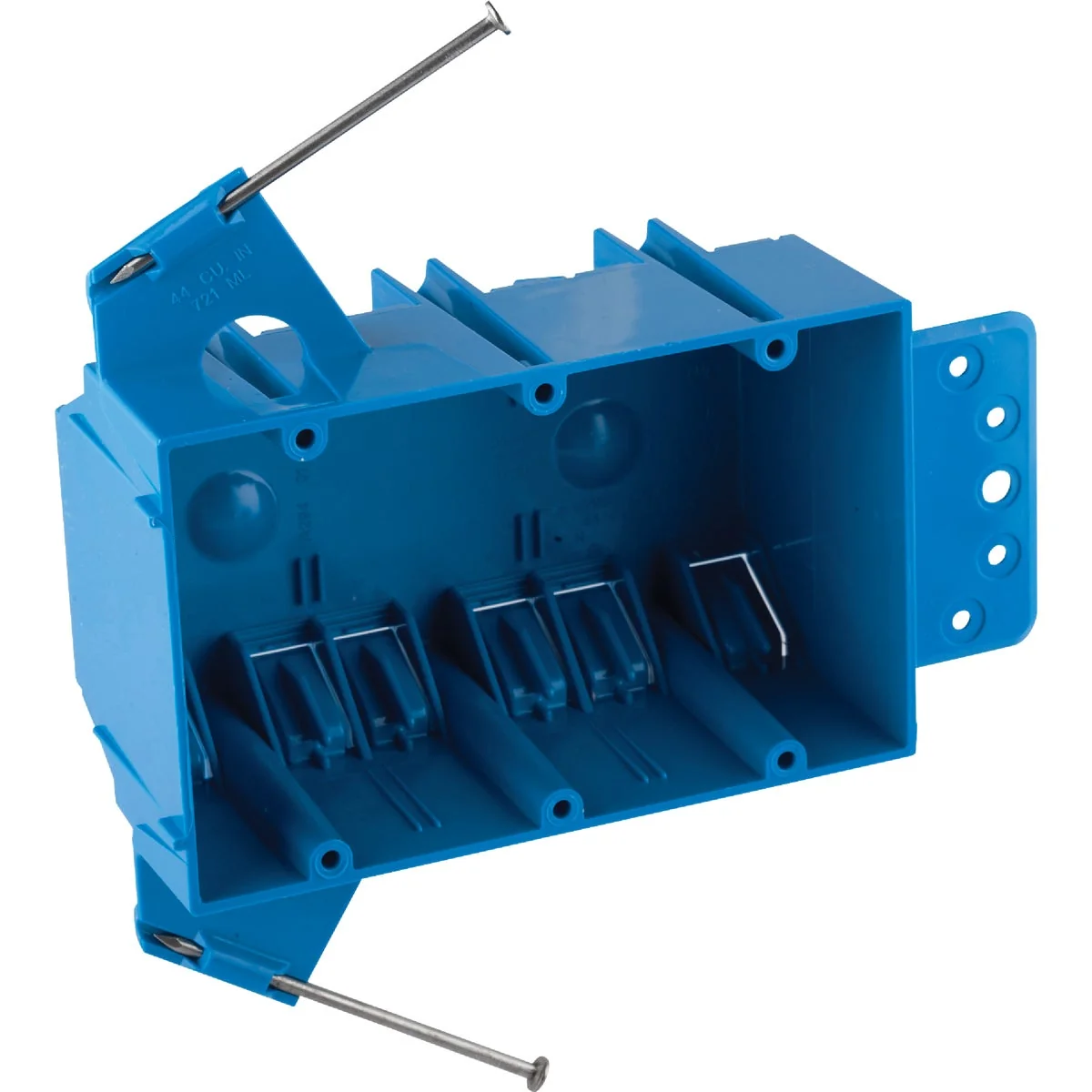 Innovative Carlon 3-Gang PVC Molded Wall Switch Box Fine