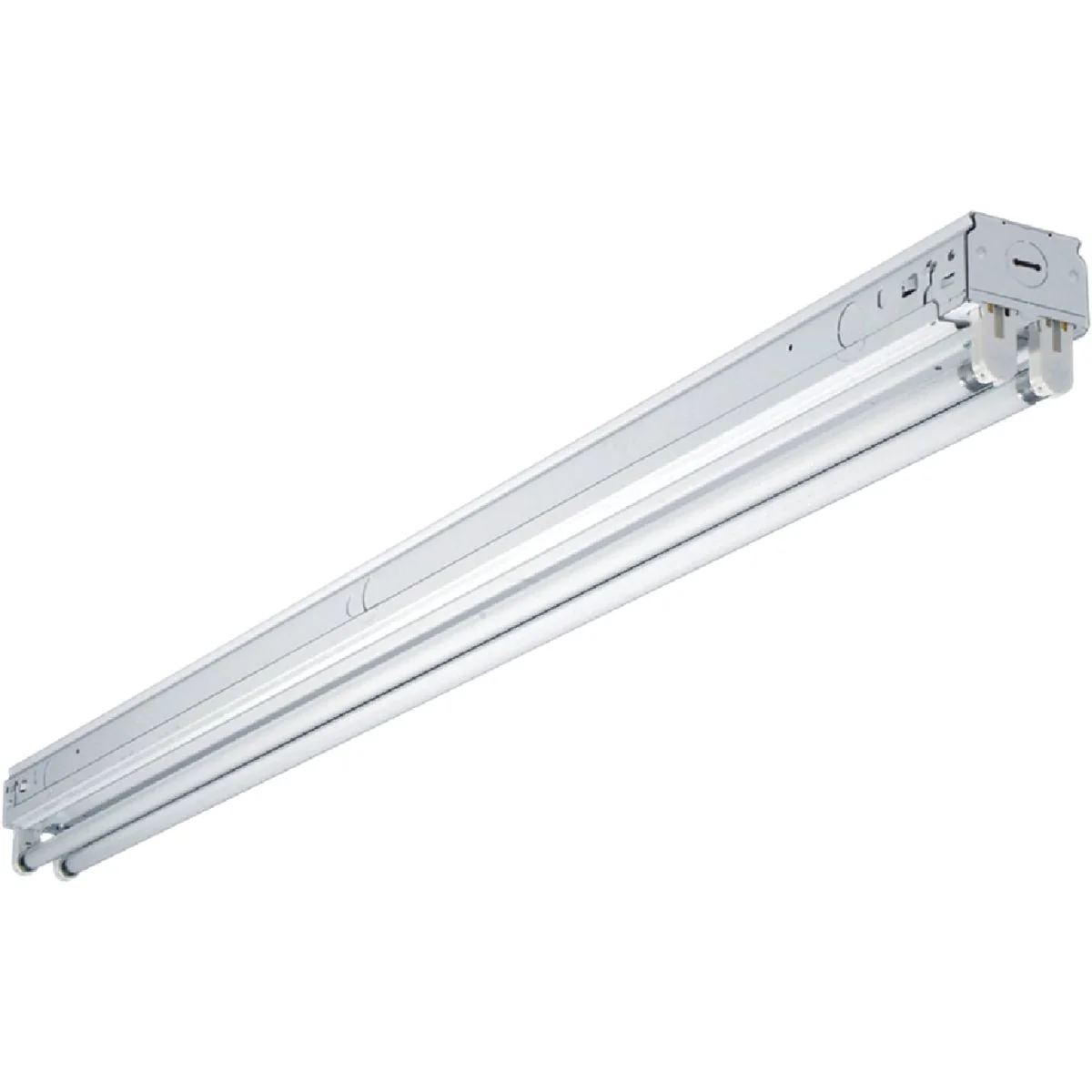 Powerful Metalux 4 Ft. 2-Bulb Fluorescent T8 Strip Light Minimalist