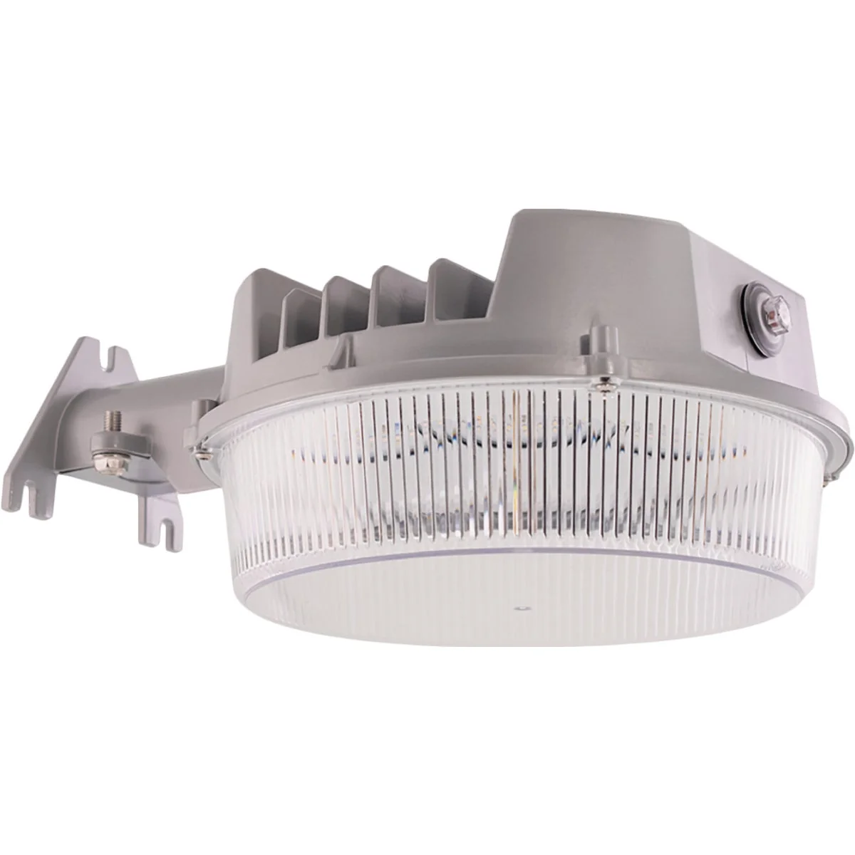 Pure Halo Gray Dusk To Dawn LED Outdoor Area Light Fixture 2000 Lm. First-Class