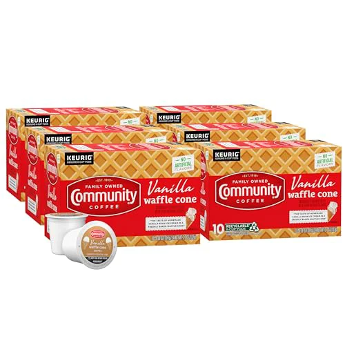Pure Vanilla Waffle Cone 60 Count Coffee Pods Stylish