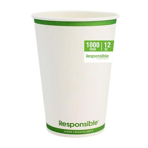 Stylish 12 oz Paper Hot Cups 12 Count Premium Material