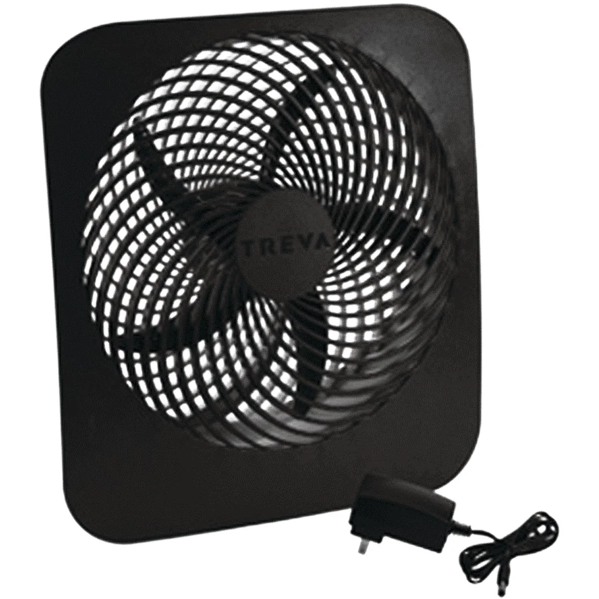 Recyclable Treva 10 In. 2-Speed Gray Electric or Battery Operated Table Fan Carefully Designed