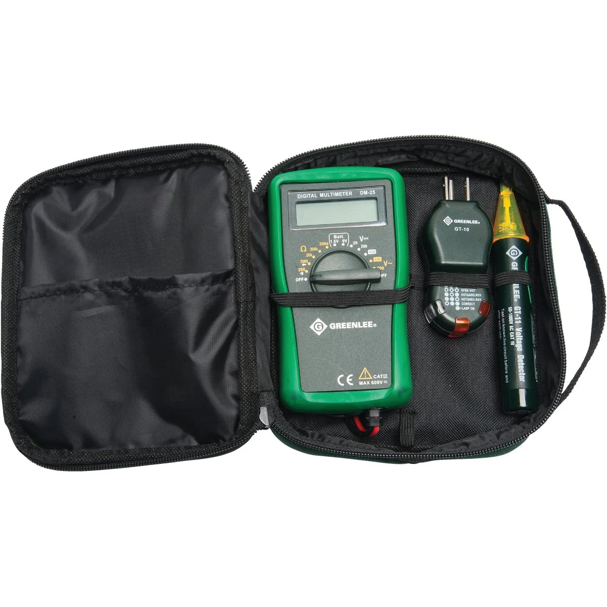 Breathable Greenlee 3-Piece Multimeter Test Kit with Case Contemporary