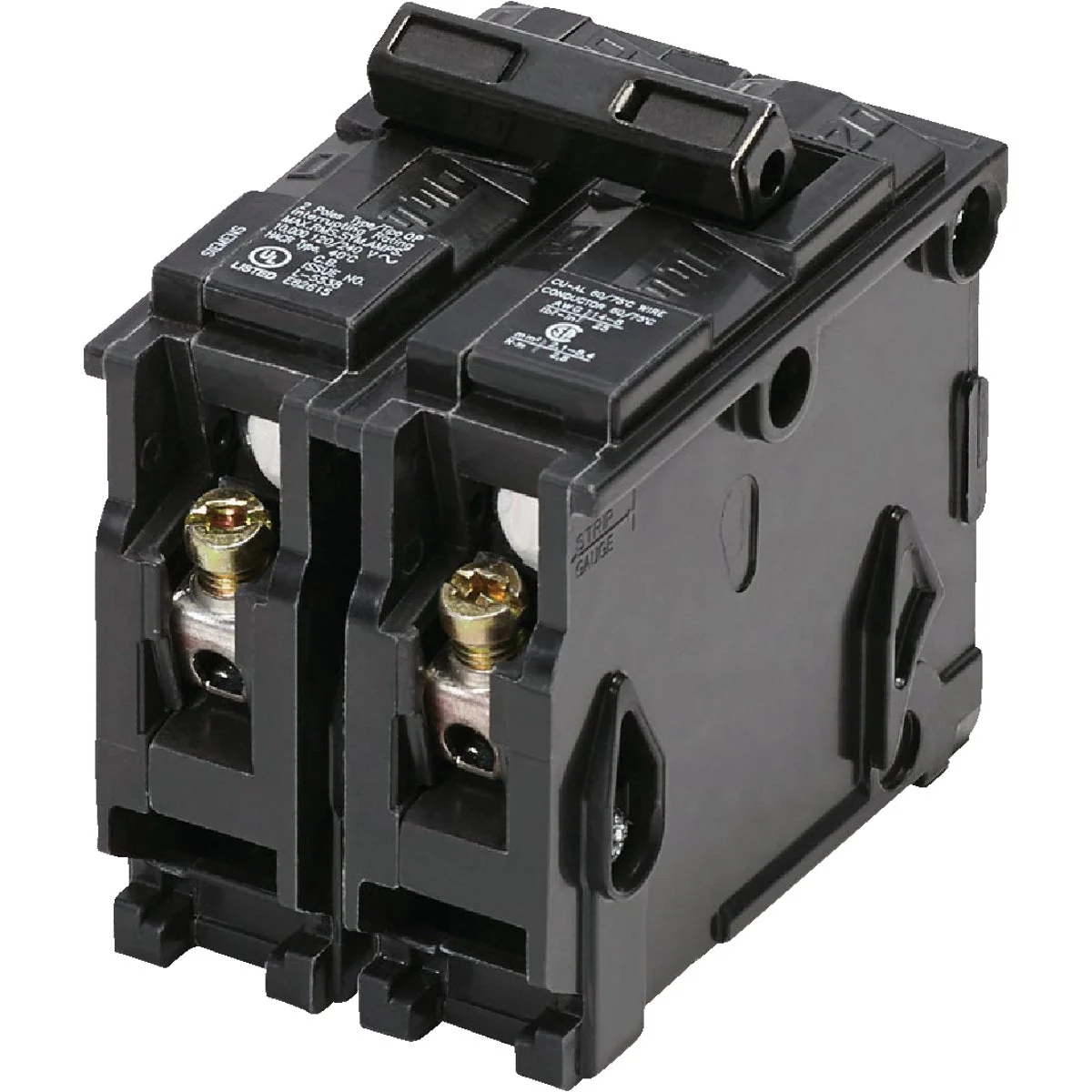 Fine Connecticut Electric 50A Double-Pole Standard Trip Interchangeable Packaged Circuit Breaker Functional