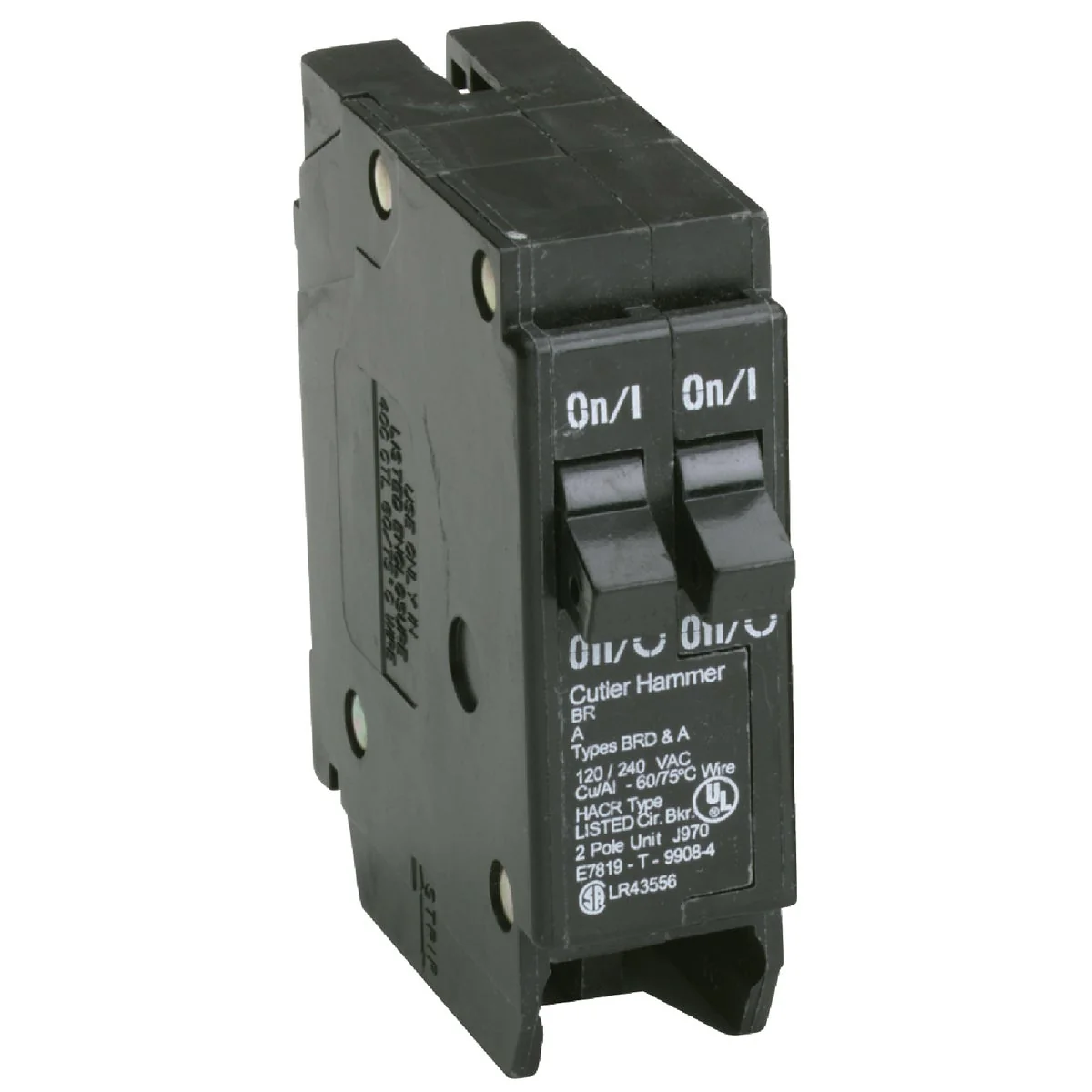 Elite Eaton BR 30A 30A Double-Pole Standard Trip Duplex Circuit Breaker Smooth