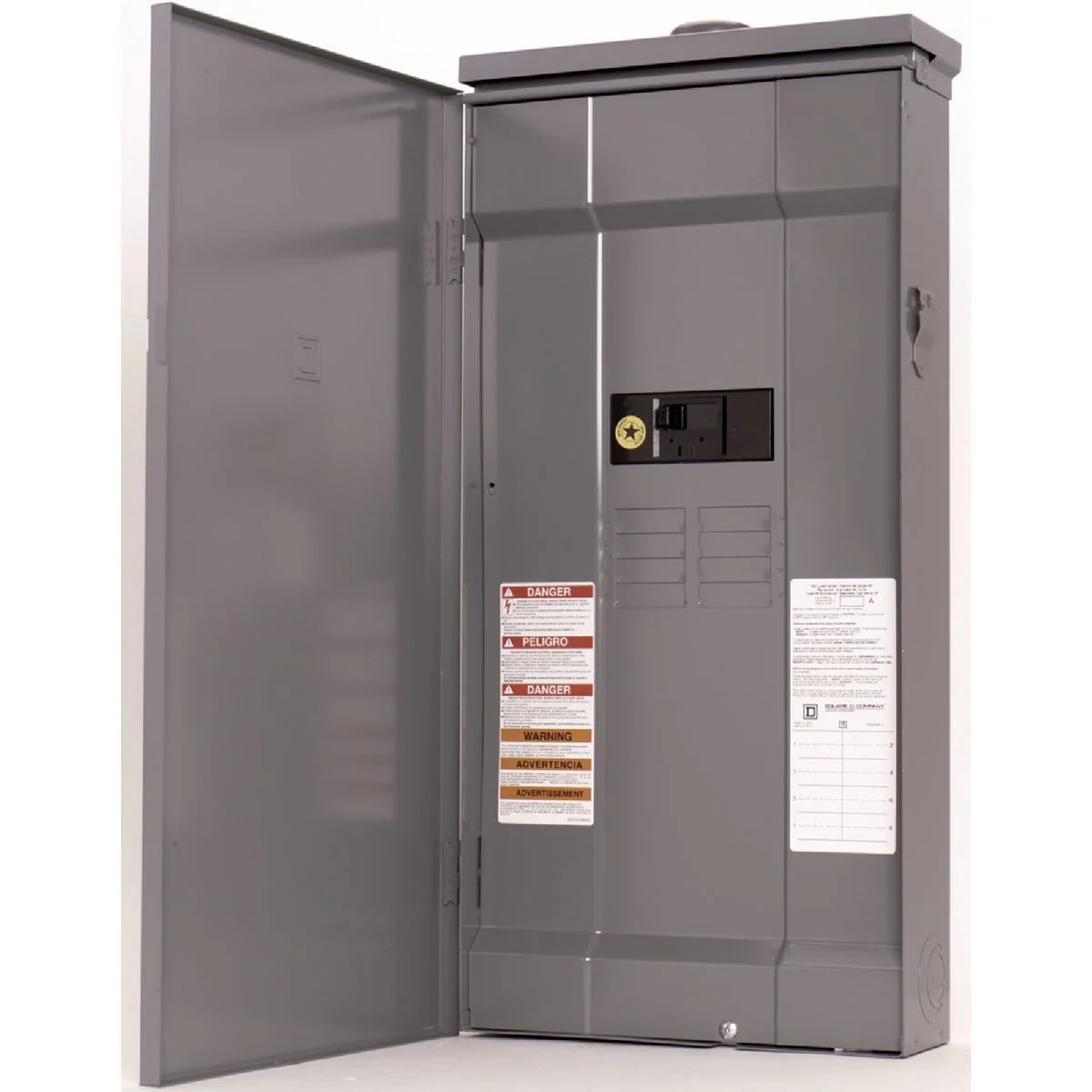 Soft Square D QO 200A 8-Space 16-Circuit Raintight Load Center Powerful