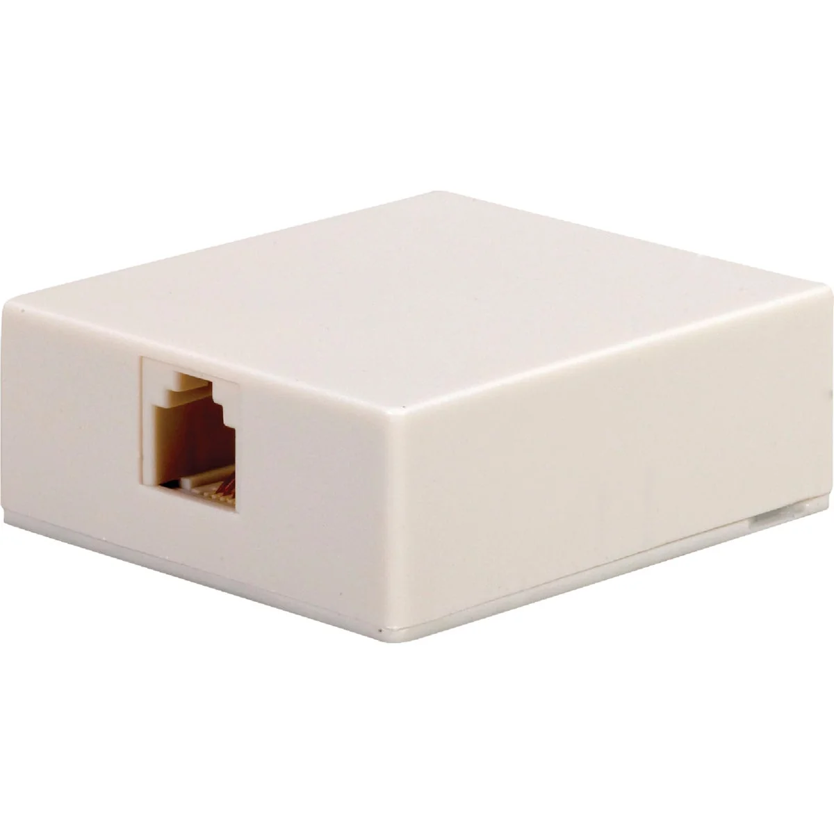 Elegant RCA White Surface Mount Telephone Jack Exceptional