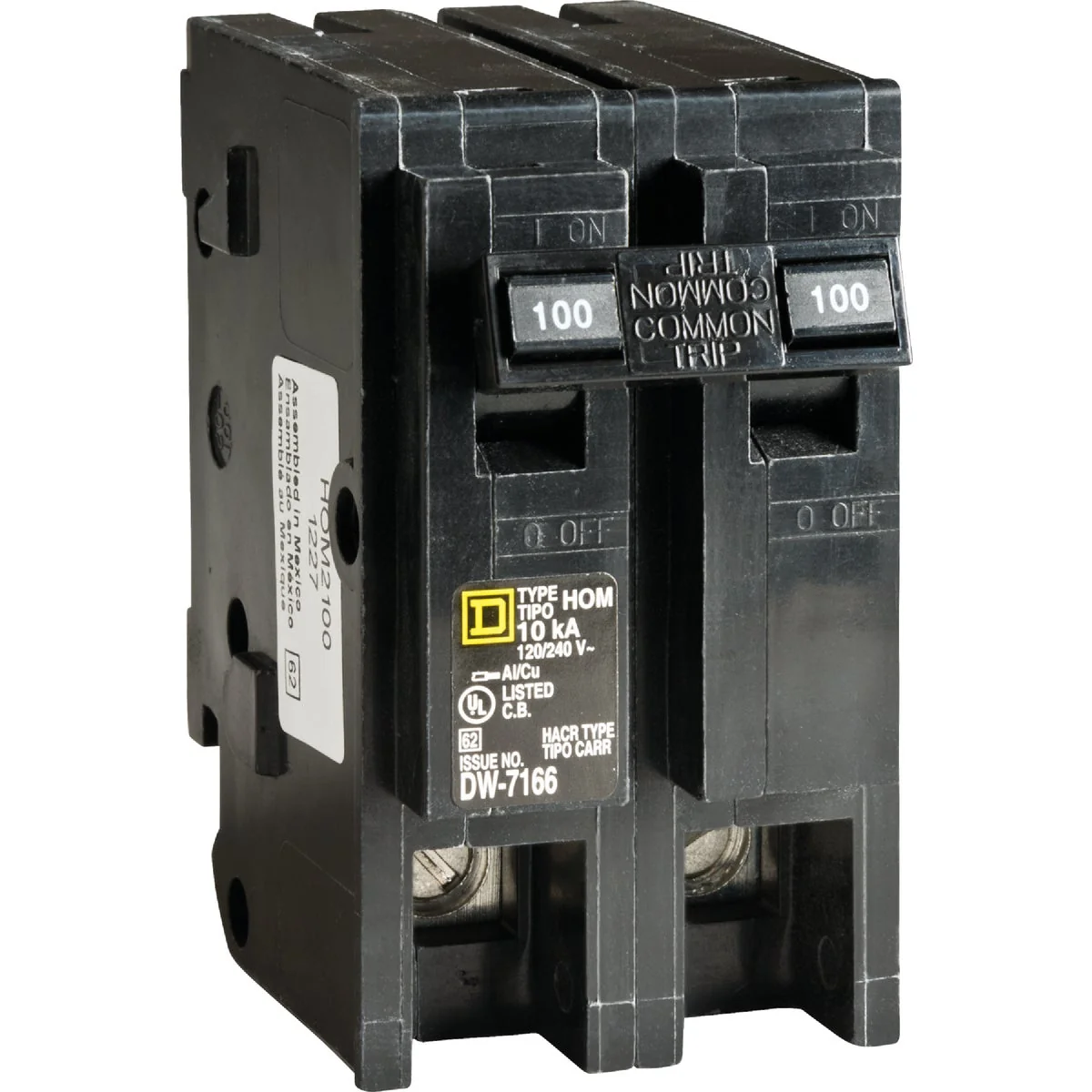 Excellent Square D Homeline 100A Double-Pole Standard Trip Main Breaker Trusted