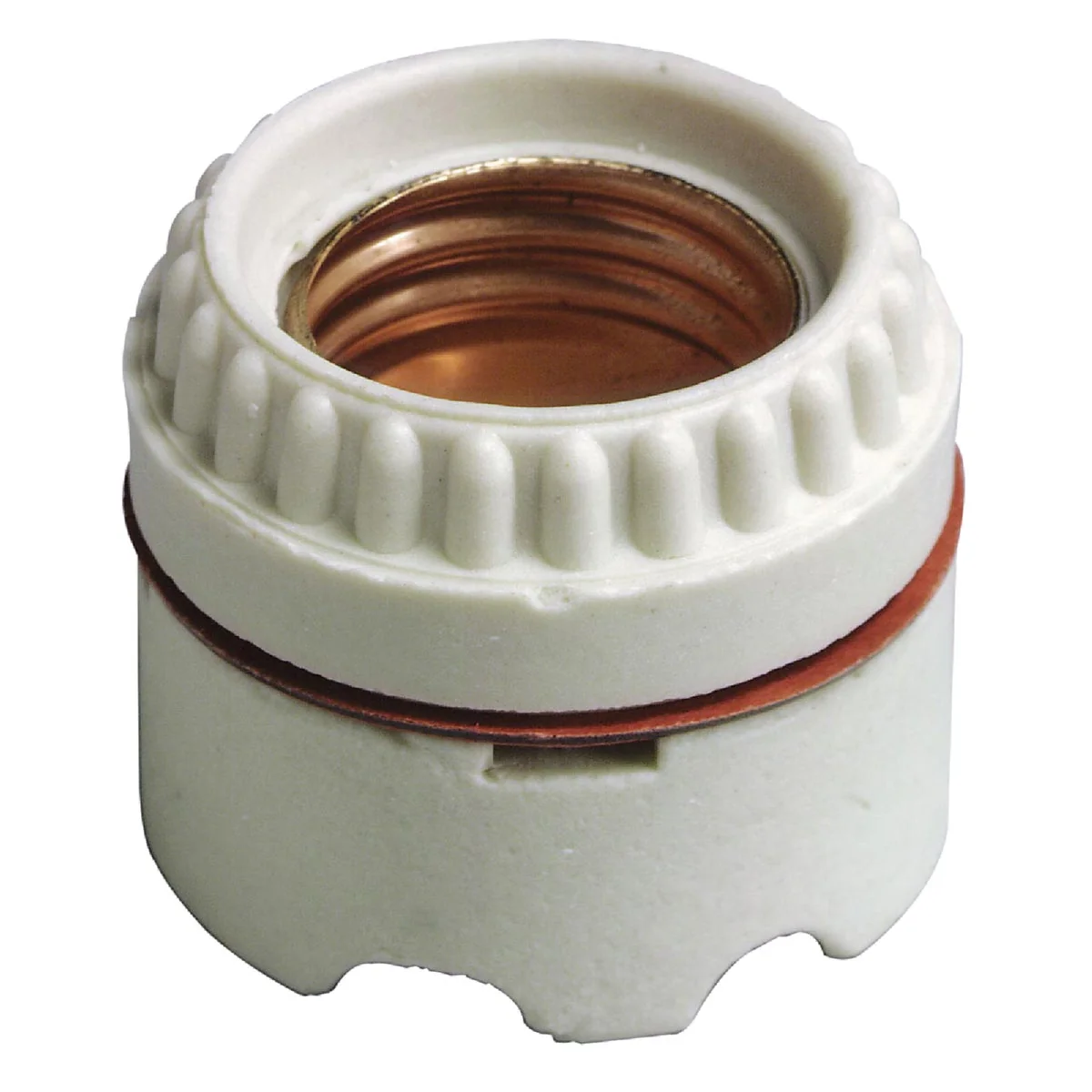 Specialty Leviton Keyless Medium Base White Porcelain Lamp Socket Secure