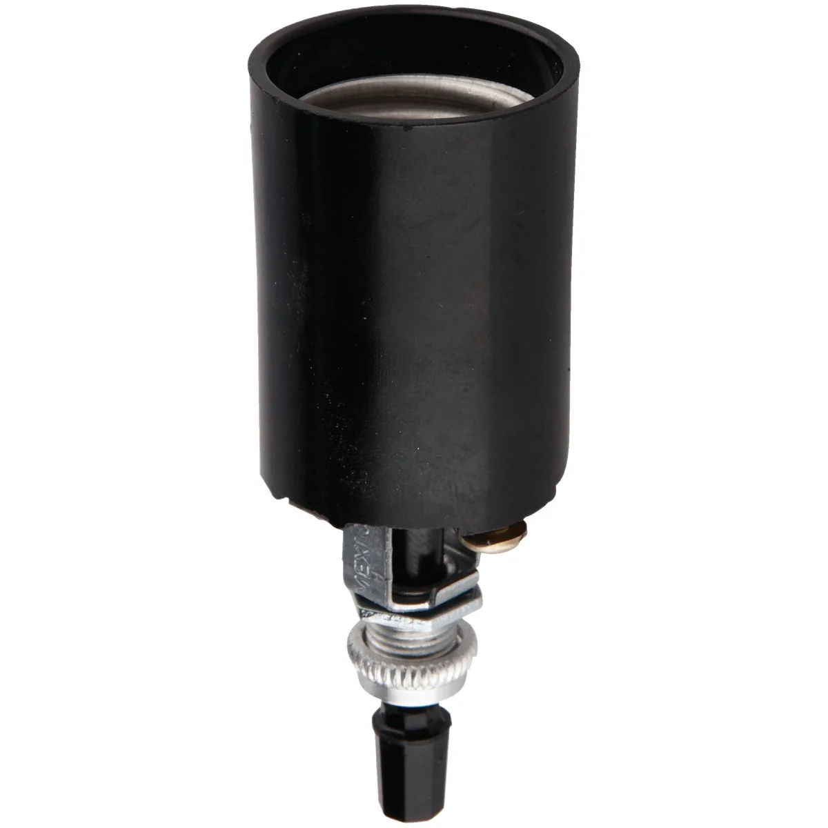 High-Performance Leviton Bottom Turn-Knob Medium Base Black Lamp Socket Fashionable