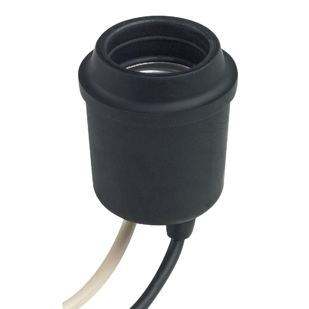 Innovative Leviton Keyless Medium Base Black Lamp Socket World-Class