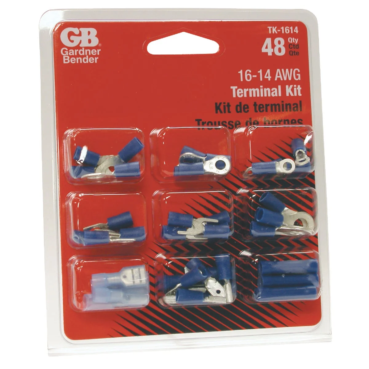 Modern Gardner Bender 14 to 16 AWG 48 Pieces Wire Terminal Kit Efficient