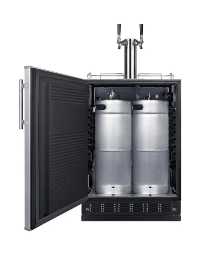 Clean 24 Wide Beer Kegerator Detailed