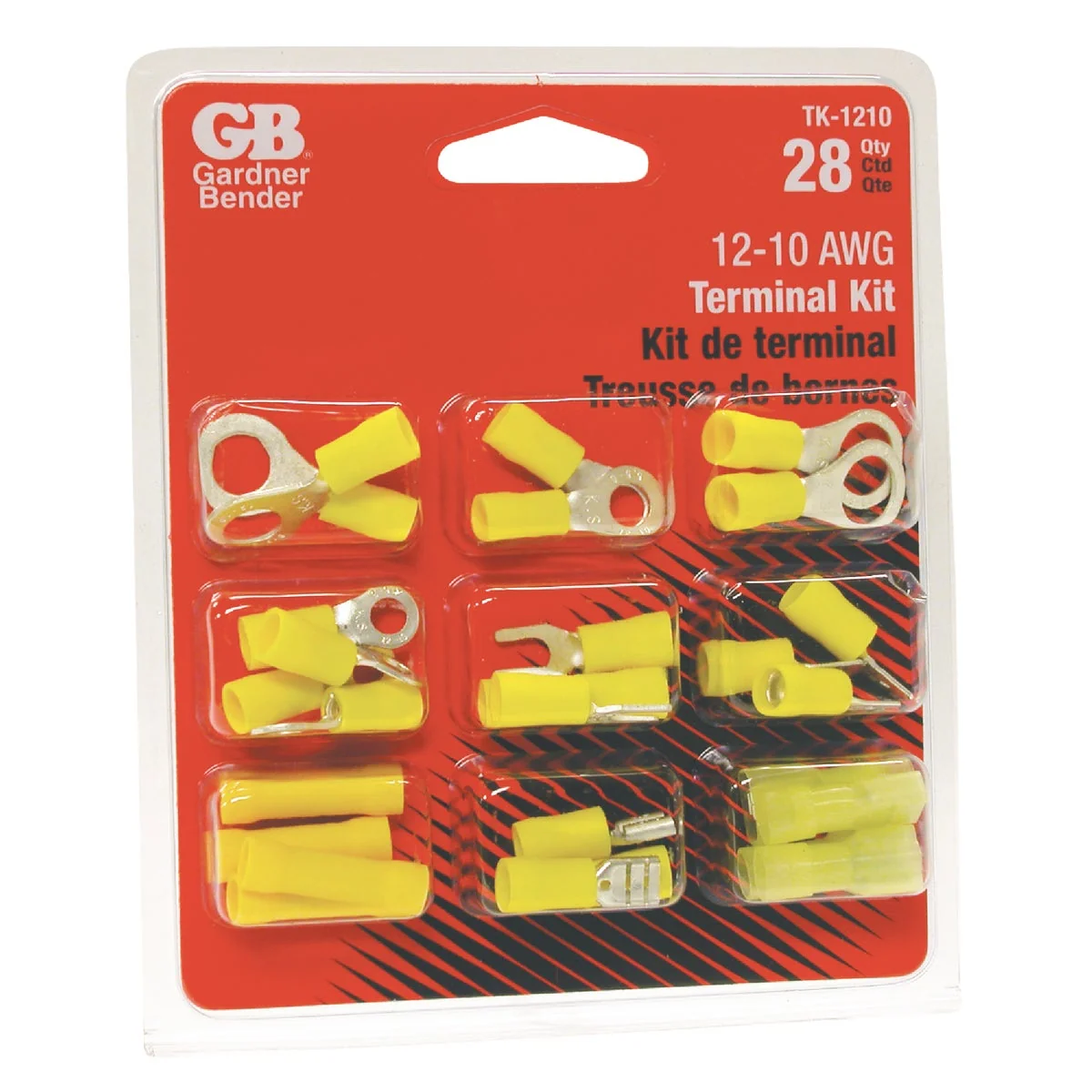 Refined Gardner Bender 12 to 10 AWG 28 Pieces Wire Terminal Kit Certified