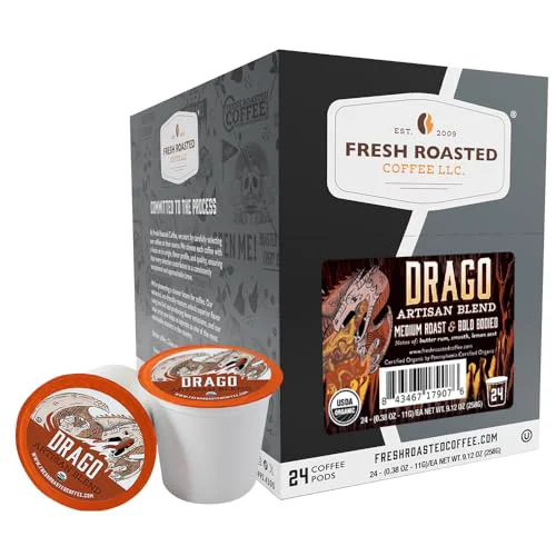 Exclusive Organic Drago Café Blend K 24 Count Verified